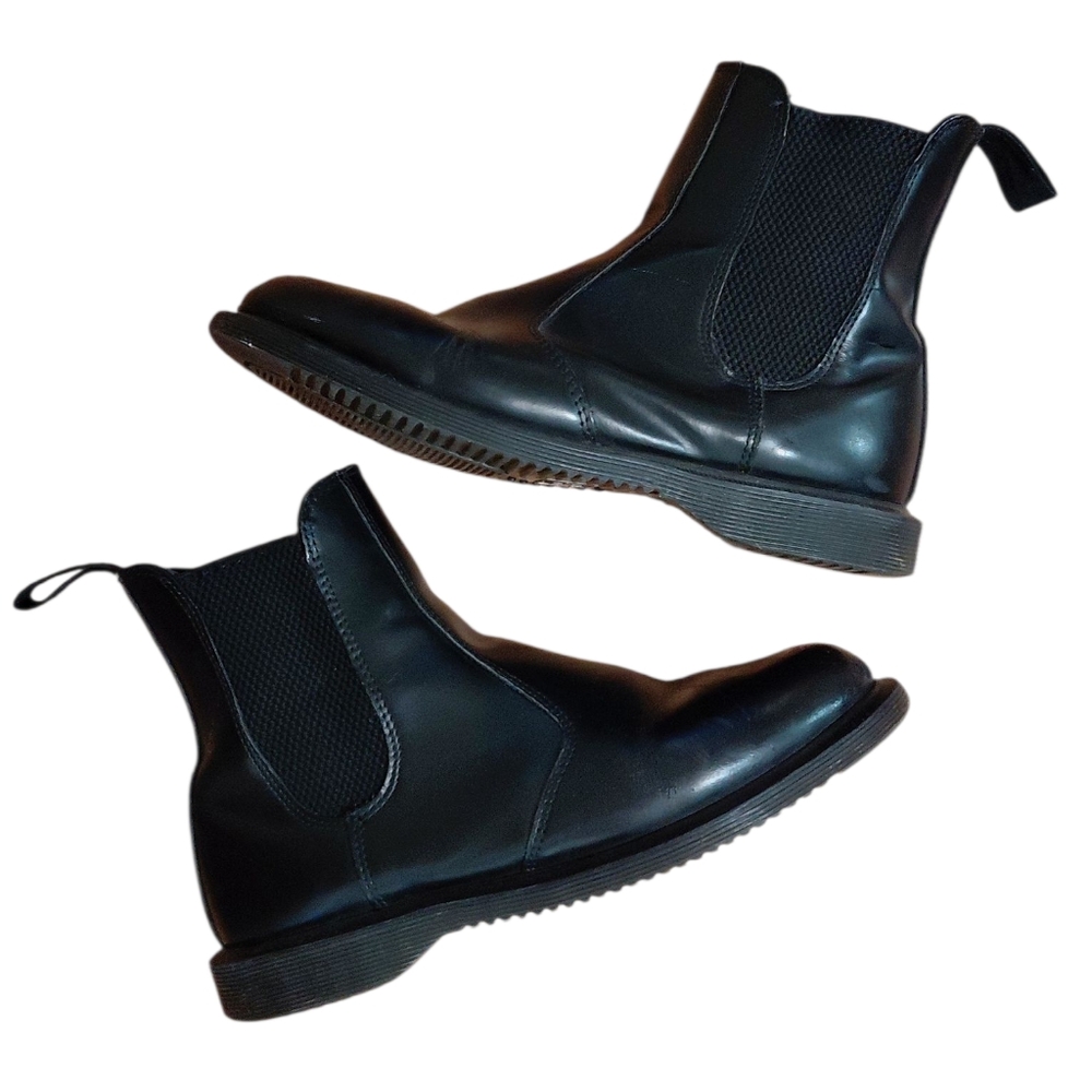 Dr. Martens Black Chelsea Combat Boots